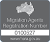 澳大利亚注册移民代理 MARN：0100527
